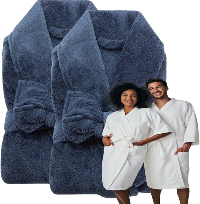 Roupões Microfibra Unissex - 2 Unidades