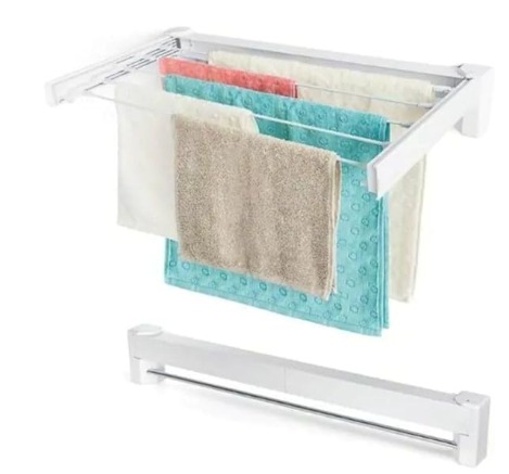 Varal de parede retrátil